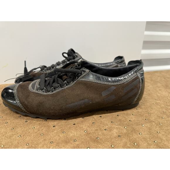 Men's Emporio Armani Suede Shoes/sneakers XEU643 XAF67 EU‎ Size 43 - Picture 3 of 9